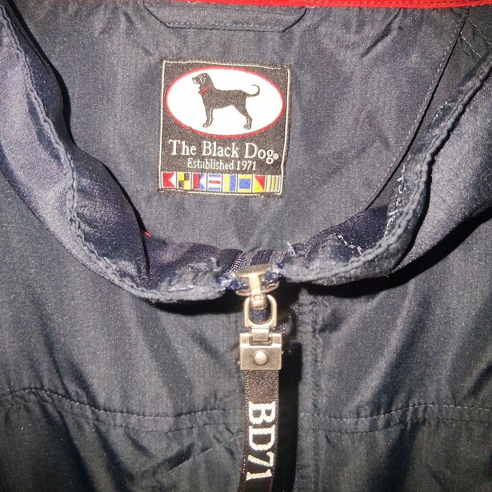 The Black Dog Dark Blue Windbreaker